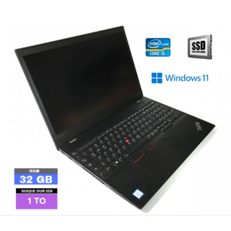 Core I5 7ème génération - WEBCAM - Windows 11 - SSD 1 To - Ram 32 Go - N°160920244 - GRADE B