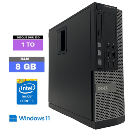 DELL OPTIPLEX 7010 DT - 8 Go RAM - SSD 1 To - Core i5 - Windows 11 - N°170920243- GRADE B