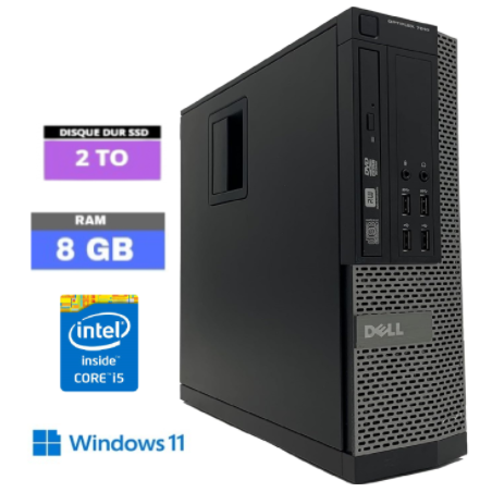 DELL OPTIPLEX 7010 DT - 8 Go RAM - SSD 2 To - Core i5 - Windows 11 - N°170920244- GRADE B