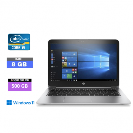 HP FOLIO 1040 G3 I5 - RAM 8  Go  - SSD 500 Go - WINDOWS 10 - N° 1610249 - Grade B