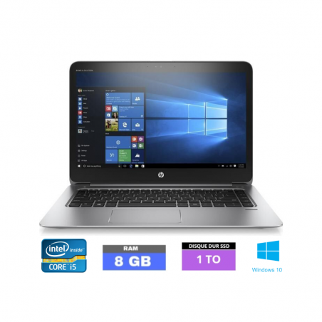 HP FOLIO 1040 G3 I5 - RAM 8  Go  - SSD 1 To - WINDOWS 10 - N°16102410