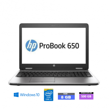 HP 650 G2 I3 - 500 Go - RAM 8  Go - SSD - WINDOWS 10 - 2210246