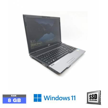 FUJITSU LIFEBOOK A532 - Intel CORE i3 - Windows 11 - Ram 8 Go - SSD 250 Go - N°011403