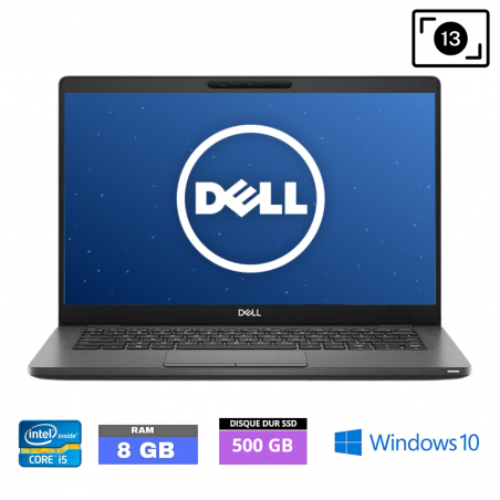 DELL LATITUDE 5300 I5 8365U - RAM 8  Go - SSD 500 Go - WINDOWS 10-02502251