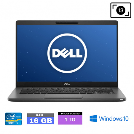 DELL LATITUDE 5300 I5 8365U - RAM 16  Go - SSD 1 To - WINDOWS 10-02502256