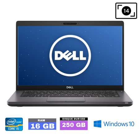 DELL 5401 I5 9400 - RAM 16 Go - SSD 250 Go - WINDOWS 10-02702257