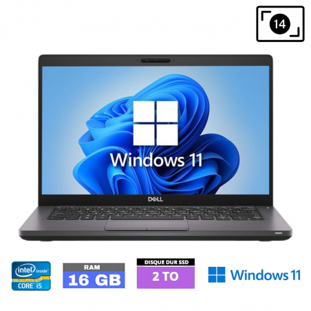 DELL 5401 I5 9400 - RAM 16 Go - SSD 2 To - WINDOWS 11-027022541
