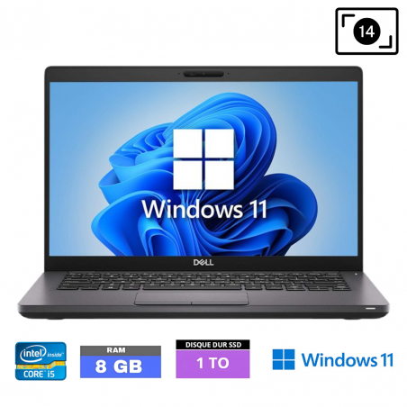 DELL 5401 I5 9400 - RAM 8  Go - SSD 1 To - WINDOWS 11-027022521