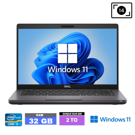 DELL 5401 I5 9400 - RAM 32 Go - SSD 2 To - WINDOWS 11-047022552