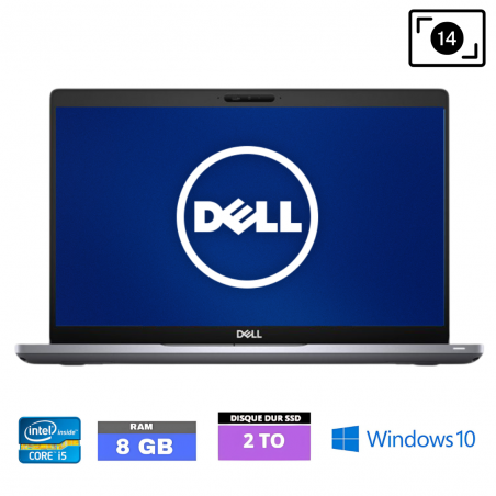DELL 5410 CORE-I5-8365U - RAM 8 Go - SSD 2 To - WINDOWS 10-2503253