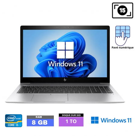 HP 850 G6 I5 8365U -RAM 8 Go - SSD 1 To - WINDOWS 11- N°01505256 - GRADE B