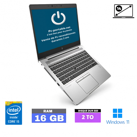 HP 840 G6 I5 - RAM 16 Go - SSD 2To - WINDOWS 11-290725219