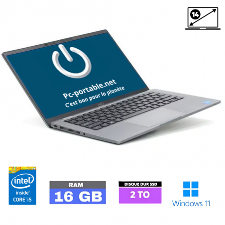 DELL 7420 -1145G7-Windows 11 - SSD 2 TO - Core I5 - Ram 16 Go  - N°02110253- GRADE B