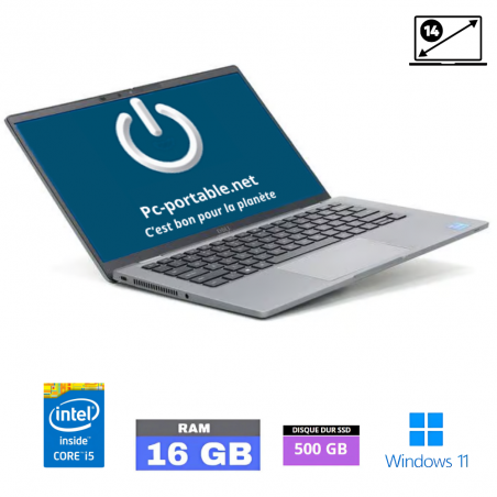 DELL 7420 -1145G7-Windows 11 - SSD 500 GO - Core I5 - Ram 16 Go  - N°0710255 - GRADE B