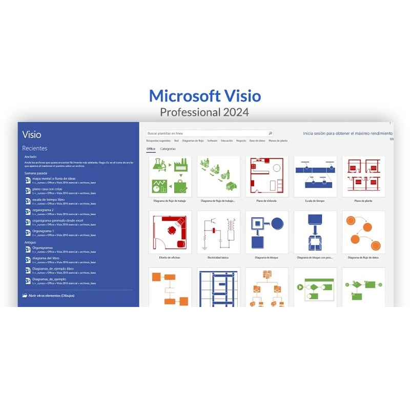 Microsoft Visio 2024 Professionnel – Licence 1 poste - ref : LOGVIS24001