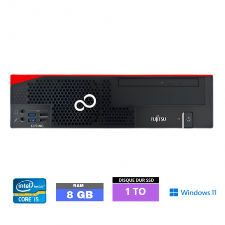 Fujitsu Esprimo D556/e85+  INTEL CORE I5 6400 2.7GHZ- WINDOWS 11 - RAM 8 GO- SSD 1TO - N°01803260 - GRADE B