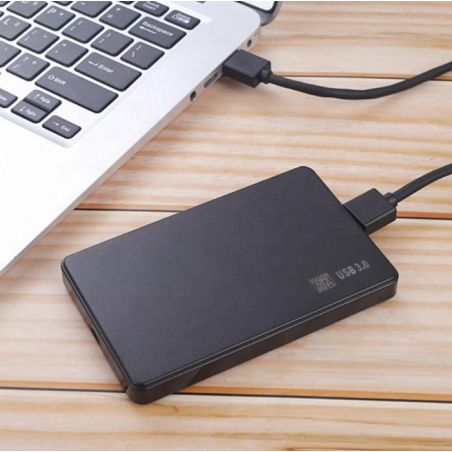 Disque dur externe 500 Go USB 3.0 – Stockez vos fichiers et libérez de l’espace en quelques secondes  - Ref : DIS500-01
