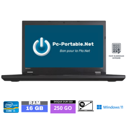 LENOVO L570 I5 - RAM 16 Go...