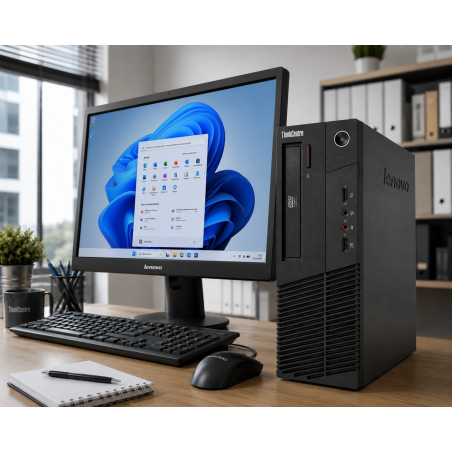 UC LENOVO Thinkcentre M81 CORE I5 - Windows  11 - 16 Go RAM  SSD 2 to  - 18065236 - GRADE B