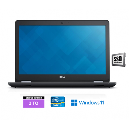 DELL LATITUDE E5570 Windows 11 - SSD 2 TO - Core I5 - Ram 8 Go  - N°5246335- GRADE B