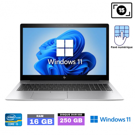 HP 850 G7 CORE-I5-10310U 1.7GHZ RAM 8  Go - SSD 250  - WINDOWS 11- N°260707001 - GRADE B