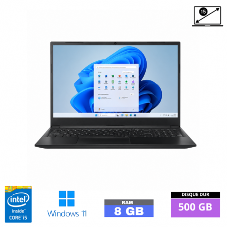 CLEVO NL50GU PENTIUM N5030 RAM 8Go - SSD 500- WINDOWS 11- N°260715001- GRADE B