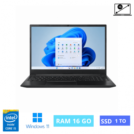CLEVO NL50GU PENTIUM N5030 RAM 16Go - SSD 1To- WINDOWS 11- N°260715006- GRADE B