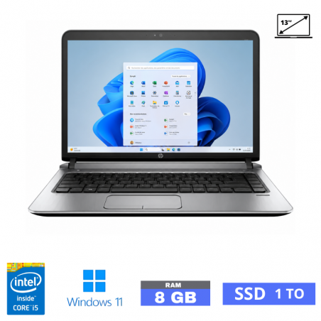 HP Probook 430 G3 Core i5 - SSD 1TO - 8Go RAM  sous Windows 11  - N°260722003 - GRADE B