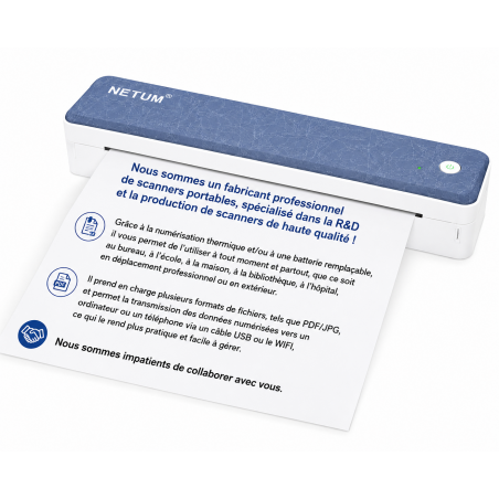 Imprimante thermique sans encre Marklife X8 – Bleue N°26072401