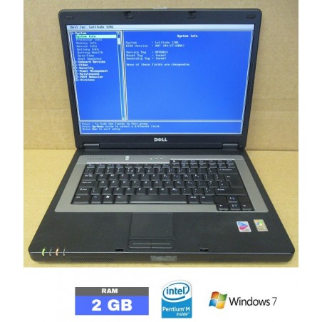 DELL LATITUDE 120L Sous Windows 7 - Ram 2 Go - N°0124-02 - GRADE B
