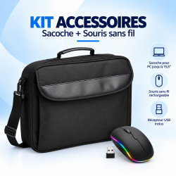 Kit sacoche 15,6 pouces et...