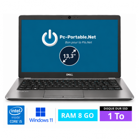 DELL 5310 I5  RAM 8  Go - SSD 1 To - WINDOWS 11- N°02810262 - GRADE B