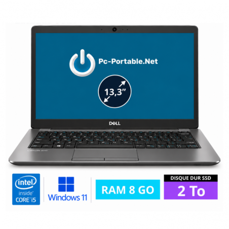 DELL 5310 I5  RAM 8  Go - SSD 2 To - WINDOWS 11- N°02810264 - GRADE B