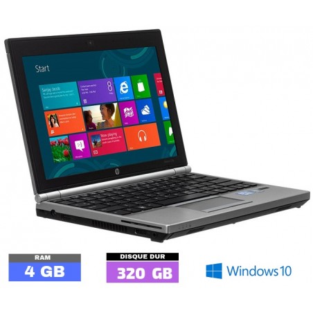 HP ELITEBOOK 2170P sous Windows 10 Core i5 - 4Go RAM - N°DA013020 - GRADE B