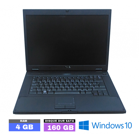 DELL LATITUDE E5500 Sous Windows 10 - Ram 4 Go - N°022604 - GRADE B