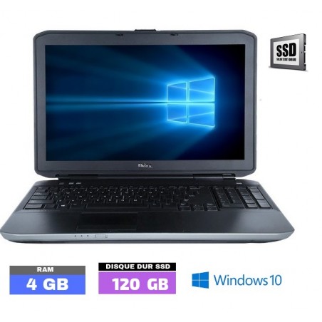 DELL LATITUDE E5530 Sous Windows 10 Core I5 - Ram 4 Go - SSD - N°030420 - GRADE B