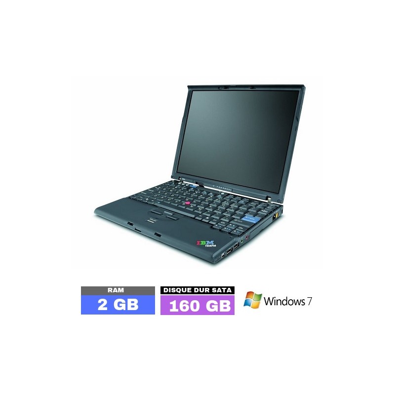 LENOVO THINKPAD X60S sous Windows 7 - N°120703 PHOTO 1