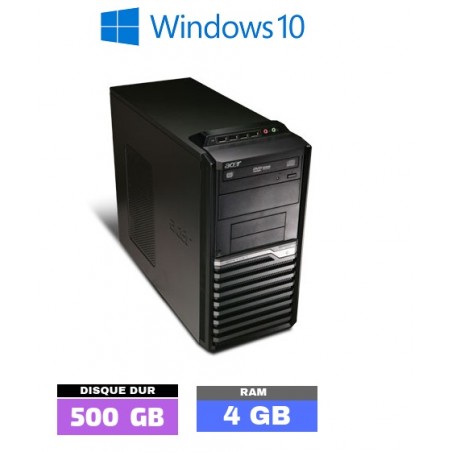 UC ACER VERITON M2611G - Sous Windows 10 - Core I3 - 4Go RAM - N°060501