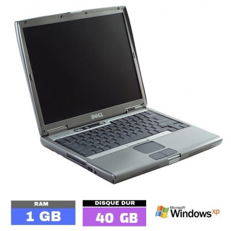DELL LATITUDE D505 Sous Windows XP - Ram 512 Mo - N° 060729 - GRADE B
