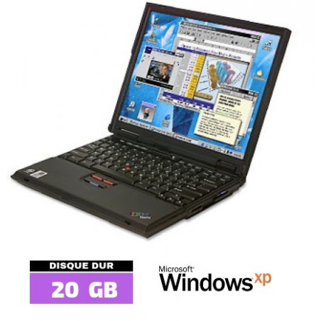 LENOVO THINKPAD T23 sous Windows XP- Ram 256 Mo - N°060734 - GRADE B