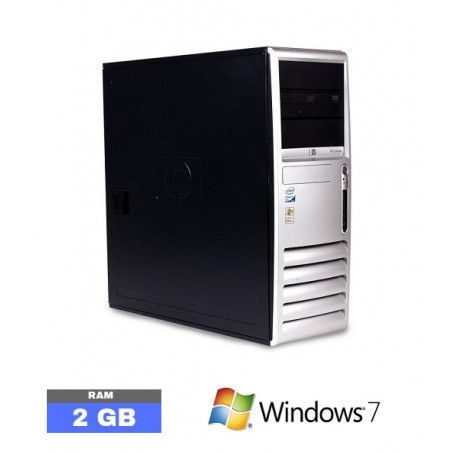 UC HP COMPAQ DC7700 Sous Windows 7 - 2Go RAM - N°061001 - GRADE B