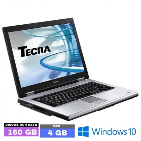 TOSHIBA TECRA A8 Sous Windows 10-RAM 4 GO - N° 061306 - GRADE B