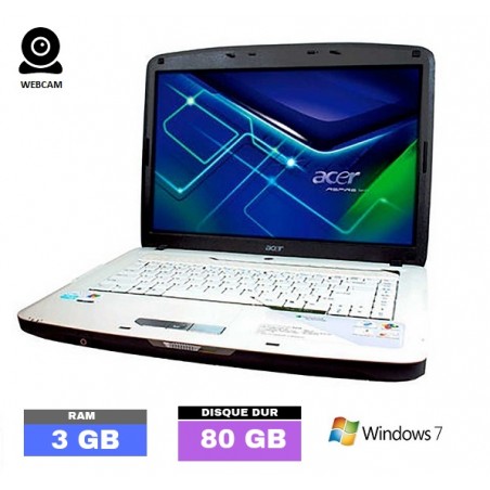 PC Portable ACER ASPIRE 5315 Sous Windows 7 - N°062104 - GRADE B
