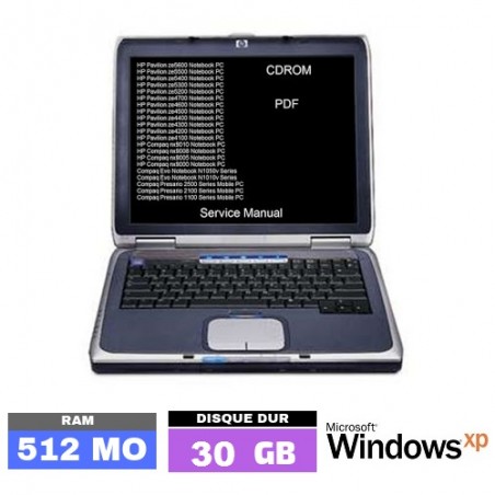 HP Pavilion ZE4200 Sous Windows XP - N°070311 - GRADE B
