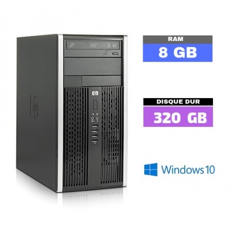 HP COMPAQ 6000 Pro MT Sous Windows 10 - 8 Go RAM - N°070806 - GRADE B