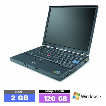 LENOVO THINKPAD X60S sous Windows 7 - N°073101 - GRADE B