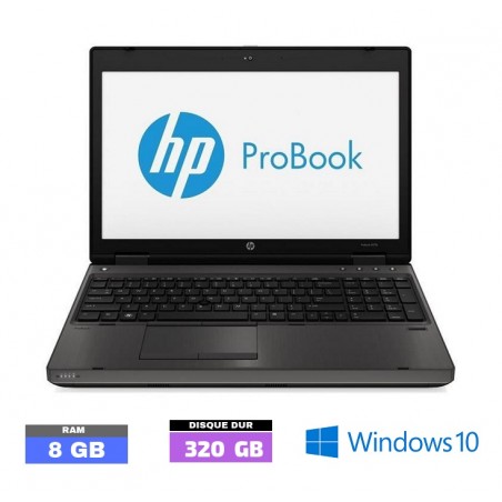HP PROBOOK 6570B Sous Windows 10 - Core I3 -Ram 8 Go - N°101110