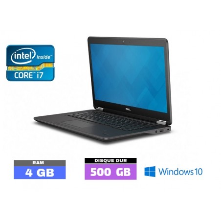 DELL E7450 Sous Windows 10 - Core I7 - Ram 4 Go - N°101711 - GRADE B