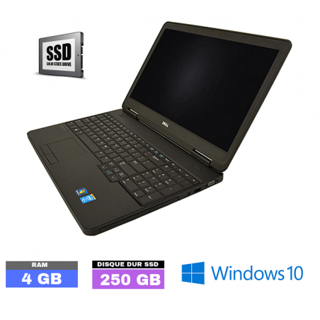 DELL LATITUDE E5540 Windows 10 - SSD - Core I5 - SSD - Ram 4 Go  - N°103120 - GRADE B
