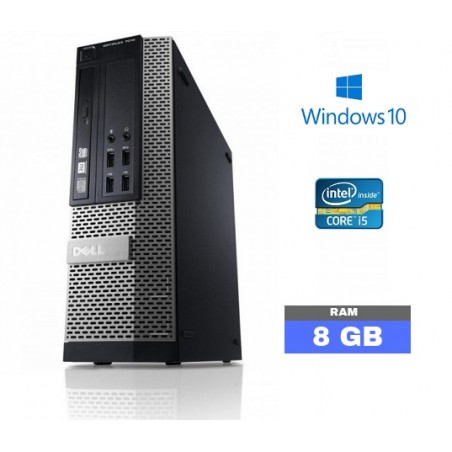 UC DELL 790 SFF  Windows 10 - HDD 500 Go - Ram 8 Go - Core I5 - N° 110710 - GRADE B